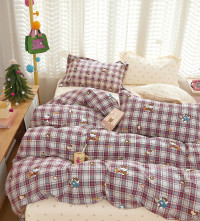 Постельное белье из твил-сатина TANGO китти 70х70 (2шт) 1,5-спальное