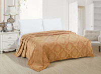 Плед однотонный из микрофибры с тиснением АЛЬВИТЕК ВЕНЕЦИЯ 118-pv 150х200