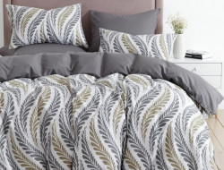 Постельное белье двухстороннее из твил-сатина SAILID BP-176-3 евро