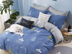 Постельное белье двухстороннее из твила TANGO TPIG-1322 50х70 (2шт), 70х70 (2шт) евро