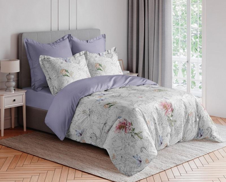 Постельное белье из печатного твил-сатина SAILID BR-10-3 евро