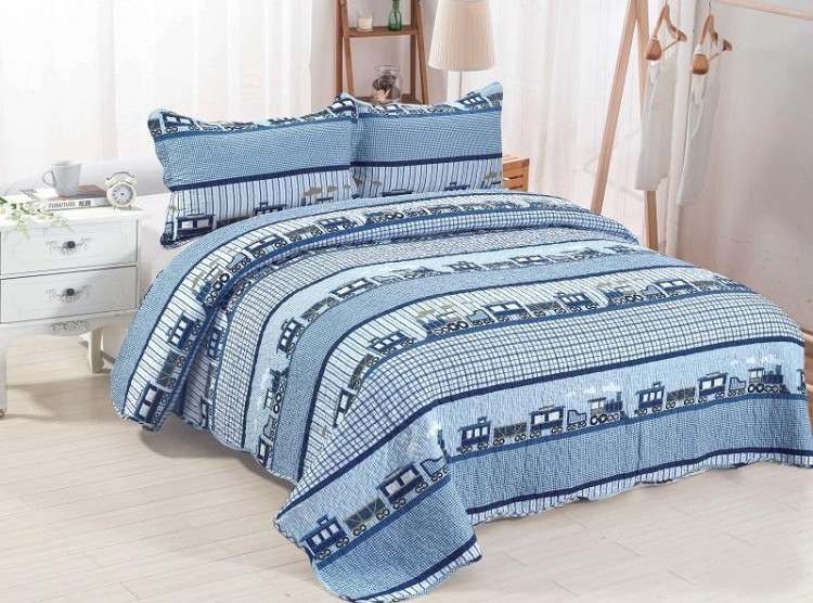 Покрывало с наволочками хлопковое TANGO PATCHWORK PW333-202 230х250