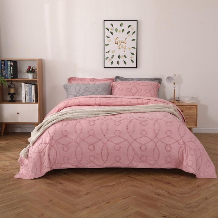 Покрывало с наволочками хлопковое TANGO PATCHWORK PW-15 230х250