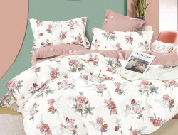 Постельное белье из твила TANGO теплый букет 50х70 (2шт) 2-спальное