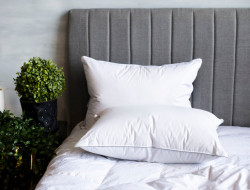 Подушка классическая с кантом GERMAN GRASS GRAY FAMILIE DOWN 50х68 средняя