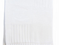 Плед детский из хлопка и акрила BELPOL BUNNY белый 110х140