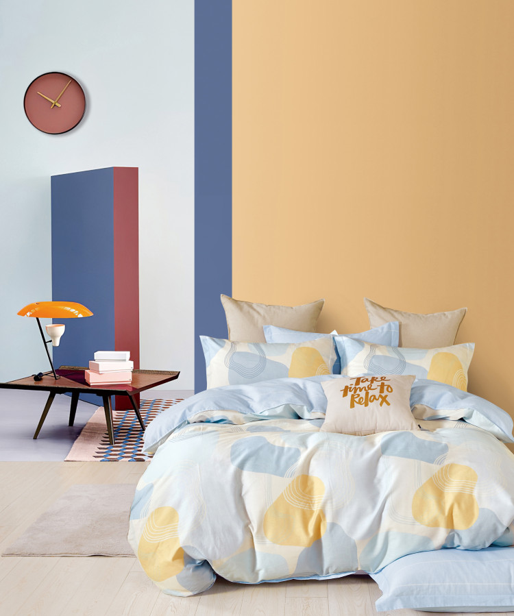 Постельное белье из твил-сатина TANGO фансида 50х70 (2шт) 2-спальное