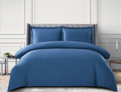 Постельное белье из египетского хлопка CRISTELLE синее евро