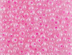 Бисер PRECIOSA (Чехия) круглый 1 10/0 2.3 мм 500 гр 37177 (Ф041) розовый