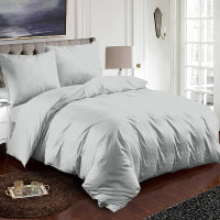 Постельное белье из микросатина TANGO белый зигзаг 70х70 (2шт) 2-спальное