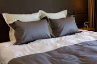 Постельное белье VON DER THANNEN TWIST GREY AND WHITE 50х70 (2шт) семейное