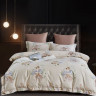 Постельное белье из египетского хлопка Premuim ASABELLA Кофейная поляна 50х70 (2шт) и 70х70 (2шт) евро