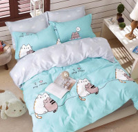 Постельное белье двухстороннее из твила TANGO love mom 50х70 (1шт), 70х70 (1шт) 1,5-спальное