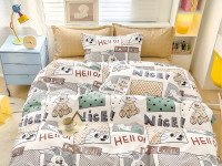 Постельное белье из твил-сатина TANGO exited 50х70 (2шт), 70х70 (2шт) евро