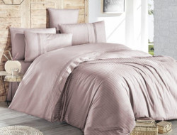 Постельное белье из DELUXE ранфорса KARVEN N030 GALA PUDRA 50х70 (2шт), 70х70 (2шт) семейное