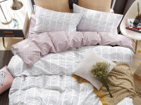 Постельное белье из твил-сатина TANGO елочка 50х70 (2шт) 1,5-спальное