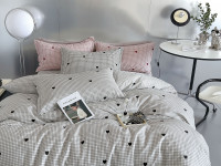 Постельное белье из твил-сатина TANGO коразон 50х70 (2шт) 1,5-спальное