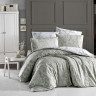 Постельное белье из ранфорса KARVEN N022 ZENA GREEN 50х70 (1шт), 70х70 (1шт) 1,5-спальное