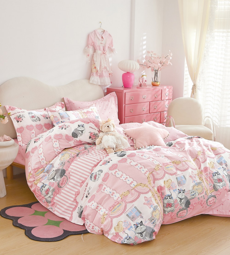 Постельное белье из твил-сатина TANGO cats 50х70 (2шт) 1,5-спальное