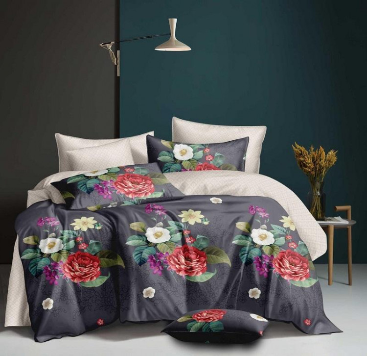 Постельное белье из микросатина TANGO DREAM FLY DF-414 50х70 (1шт), 70х70 (1шт) 1,5-спальное