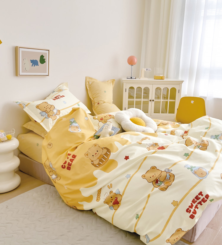 Постельное белье из твил-сатина TANGO сладкий мишка 50х70 (2шт) 2-спальное