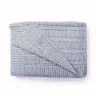 Плед вязаный из акрила BELPOL КОСЫ сумерки 180х200