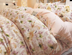 Постельное белье из печатного сатина SAILID B-501-1 1,5-спальное