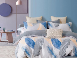 Постельное белье из твила в ПВХ TANGO плюмас 50х70 (2шт) евро