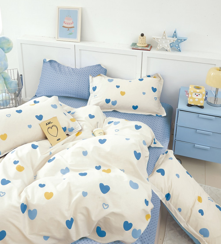 Постельное белье из твил-сатина TANGO дела сердечные 50х70 (2шт), 70х70 (2шт) евро