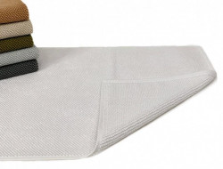 Коврик для ног махровый хлопковый KARVEN KV433 GUR-582 beyaz 50х80