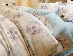 Постельное белье из печатного сатина SAILID B-503-1 1,5-спальное