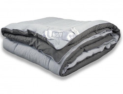 Одеяло стеганое АЛЬВИТЕК FLUFFY DREAM ОЖЛ-О-20 графит-грейс 172x205 легкое