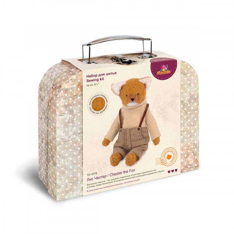 Набор для изготовления игрушки Miadolla TD-0376 Лис Честер