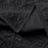 Покрывало тонкое велюровое TANGO CASABLANCA черное 220х240