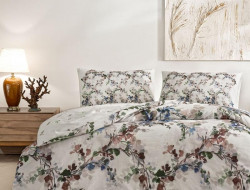 Постельное белье из ранфорса TAC RANFORCE DALILA кремовое евро