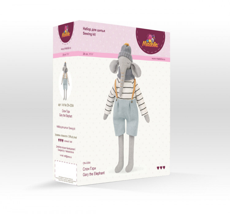Набор для изготовления игрушки Miadolla CN-0354 Слон Гэри