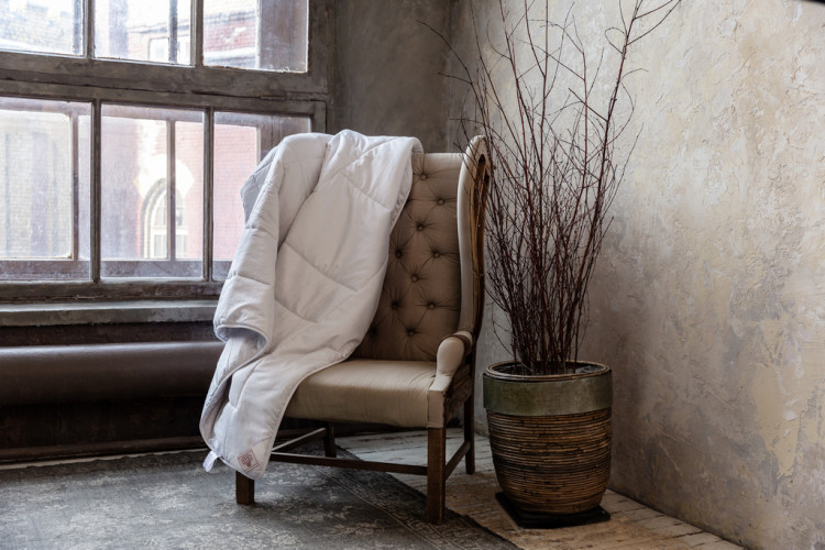 Одеяло стеганое GERMAN GRASS LINENWASH GRASS 220х240 легкое