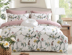 Постельное белье из печатного сатина SAILID B-230-4 семейное