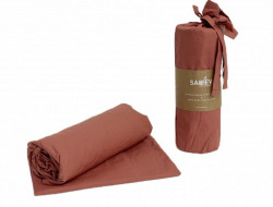 Простыня на резинке из ранфорса SAREV P953 V74 KIREMIT 200х200х35 с наволочками 50х70 (2шт)