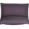 Набор наволочек из страйп сатина KARVEN E030 темно-лиловый 50х70 (2шт)