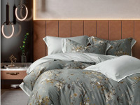 Постельное белье из тенсела люкс ASABELLA Аромат весны 50х70 (2шт) и 70х70 (2шт) семейное