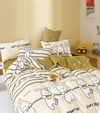 Постельное белье из твил-сатина TANGO rabbit 50х70 (2шт) 1,5-спальное