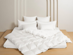 Постельное белье из тенсела GERMAN GRASS Arctic White Brilliant Grass 1,5-спальное