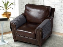 Накидка на подлокотники из микрофибры TANGO SOFA графит 70x70 (1шт)