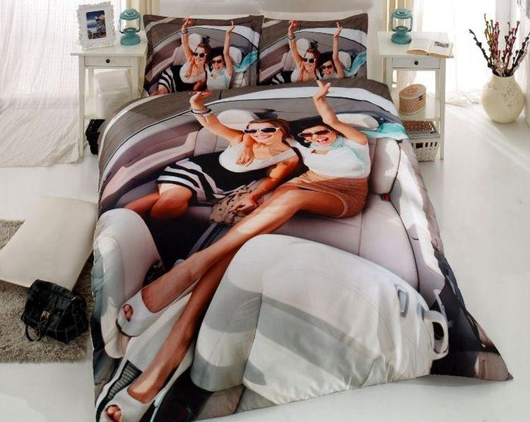 Постельное белье из бамбука и хлопка VIRGINIA SECRET BAMBOO 3D 1331-32 евро