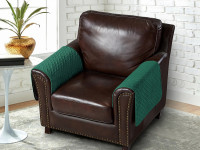 Накидка на подлокотники из микрофибры TANGO SOFA зеленая 70x70 (1шт)
