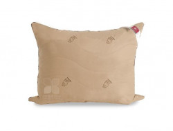 Подушка из верблюжьей шерсти стеганая Легкие Сны ВЕРБИ 50х68 средняя