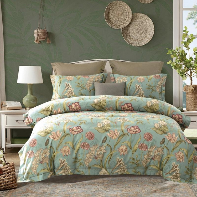 Постельное белье из премиум-сатина в чемодане SAILID K-96-3 евро