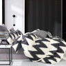 Постельное белье из сатина TANGO зигзаги 70х70 (2шт) 2-спальное