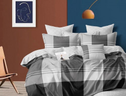 Постельное белье из микросатина TANGO клетка 50х70 (1шт), 70х70 (1шт) 1,5-спальное